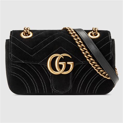 gucci velvet marmont mini review|Gucci Marmont bag from nancy.